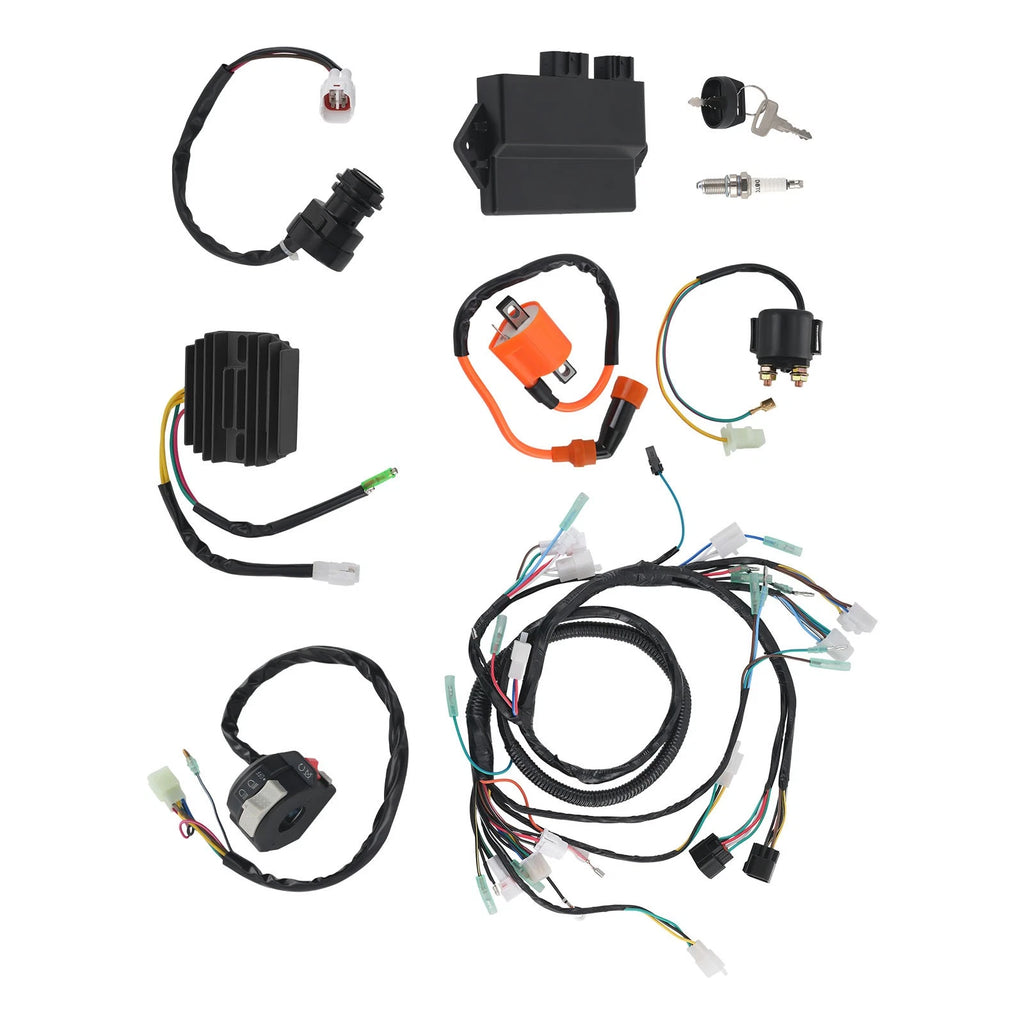 Ignition Coil CDI Relay Wire Harness Kit for Yamaha Warrior 350 (1997–2021)