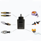 3x2.9x6.5cm Black ABS Flasher Relay 12V 3-Pin for LED Turn Signals