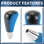 Automatic Gear Shift Knob for Toyota 4Runner (2003–2021) Faux Leather Black Blue