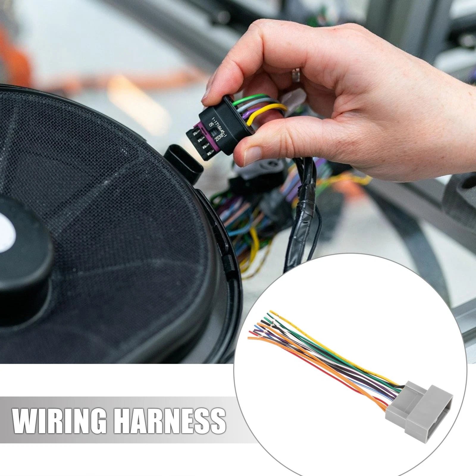 CD Player Wiring Harness for Honda City, Crider, Accord, Fit, CRV (70-1729)