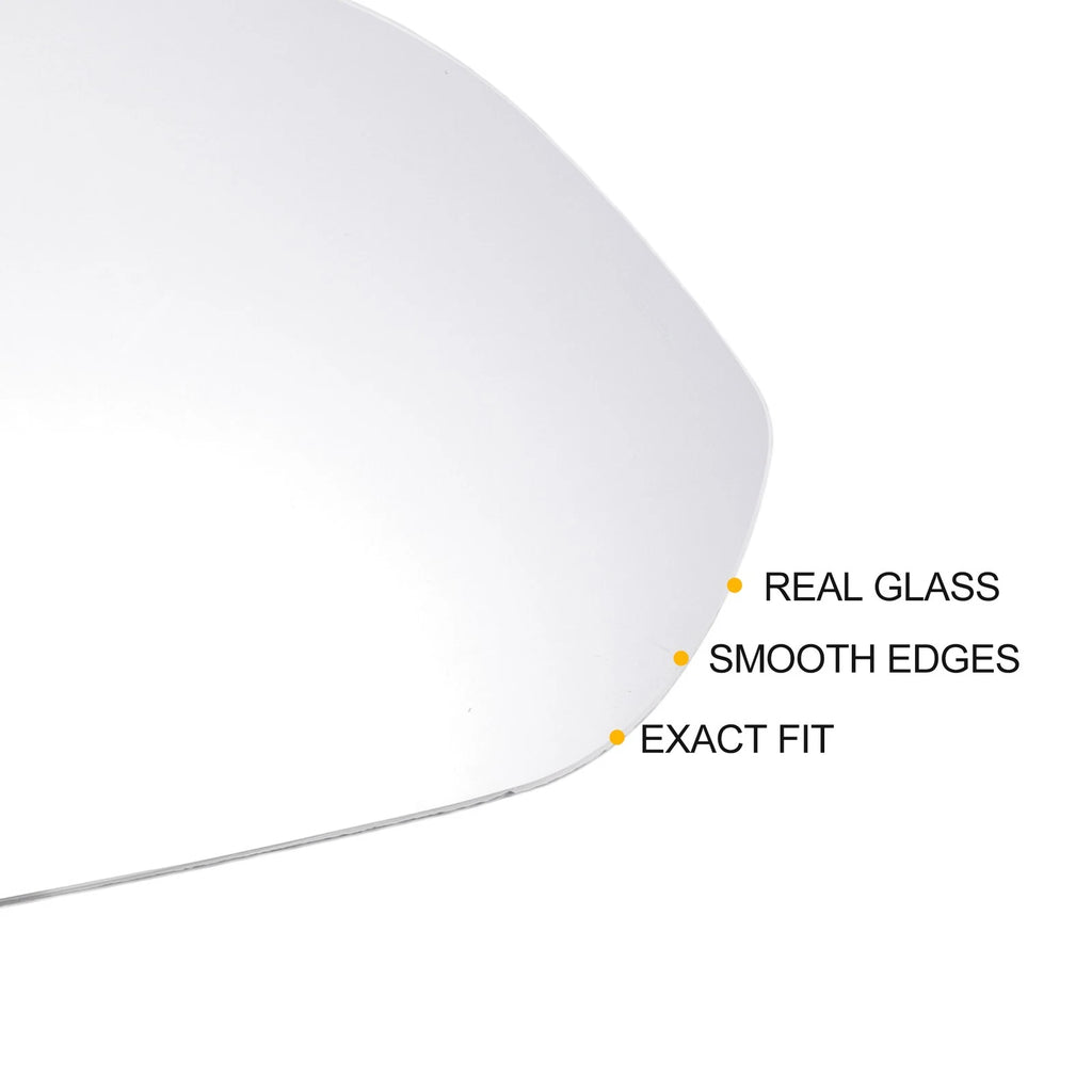 Right Side White Mirror Glass for Hyundai Accent (2018–2020)