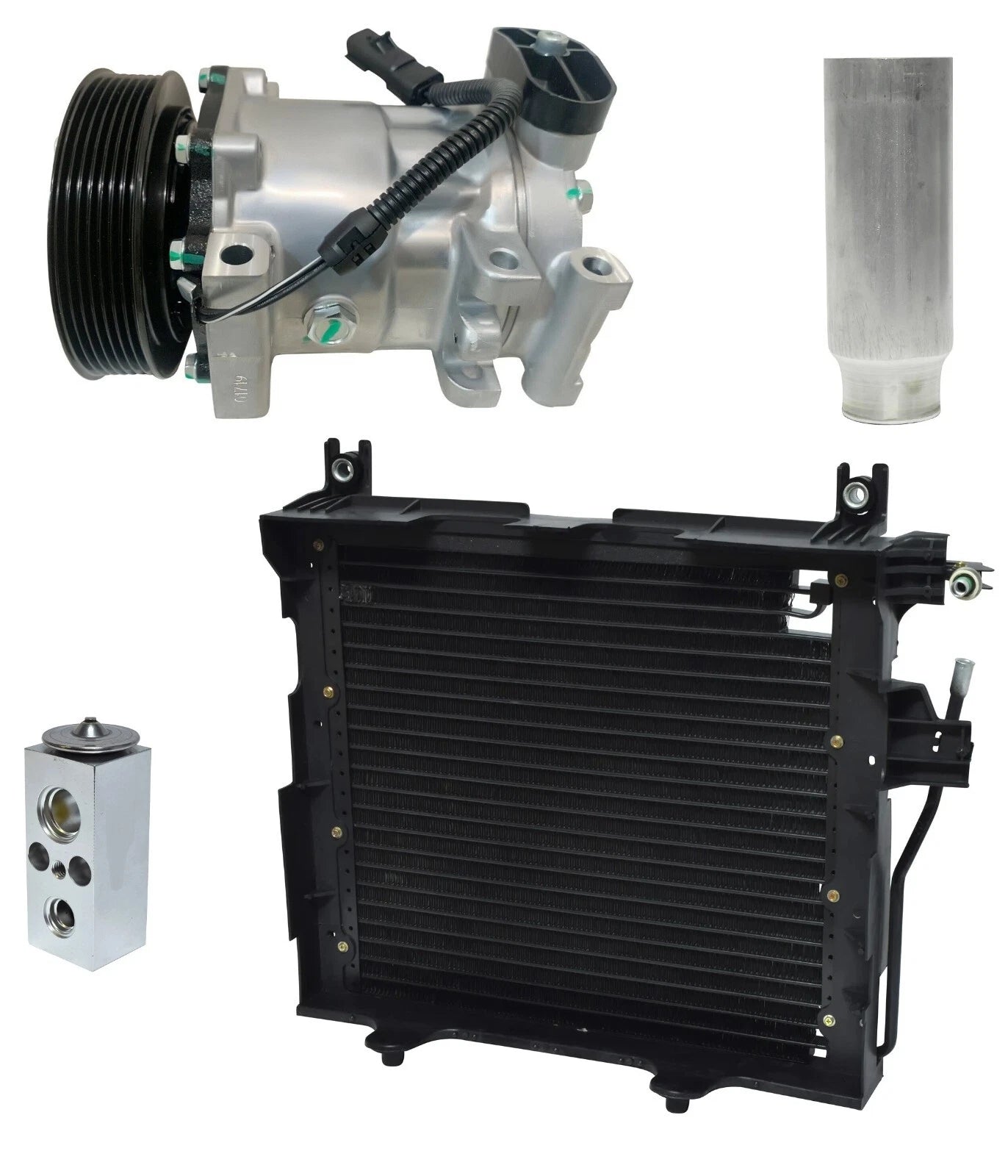 AC Compressor Kit With Condenser for Dodge Durango 1999–2003