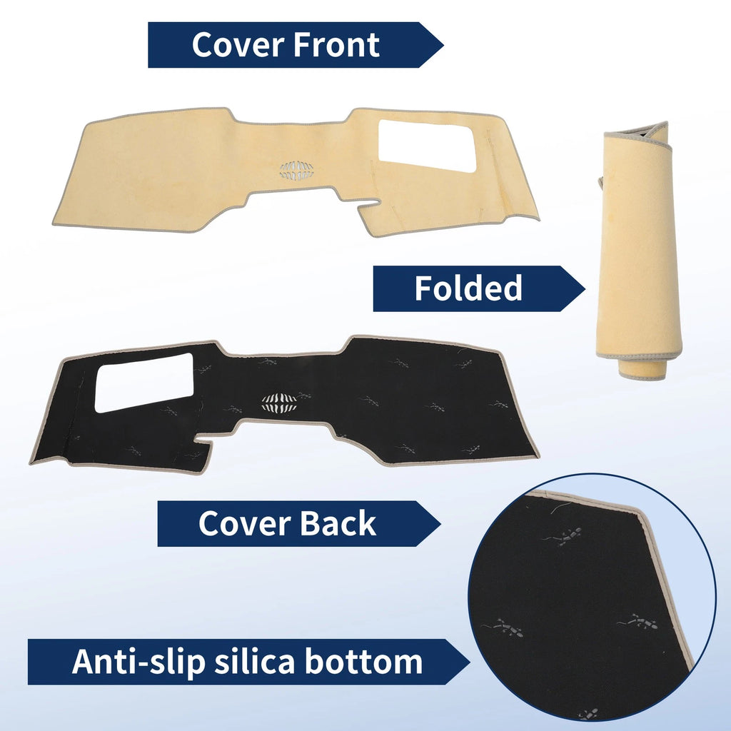 Dash Cover Set for Mazda CX-60 (2024–2026) HUD Flannel Beige