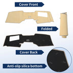 Dash Cover Set for Mazda CX-60 (2024–2026) HUD Flannel Beige