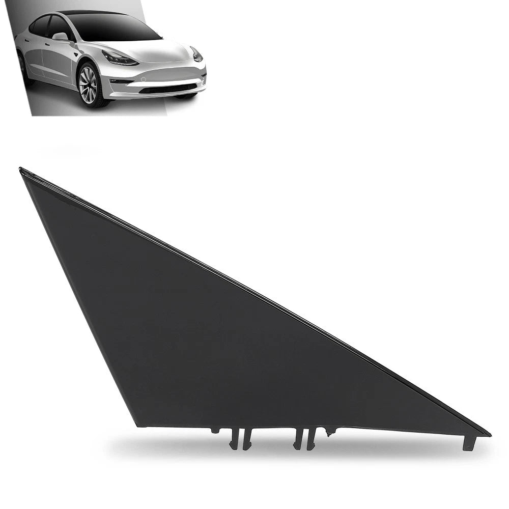 Front Right Triangle Door Mirror Flag Cover for Tesla Model 3 (2017–2023)