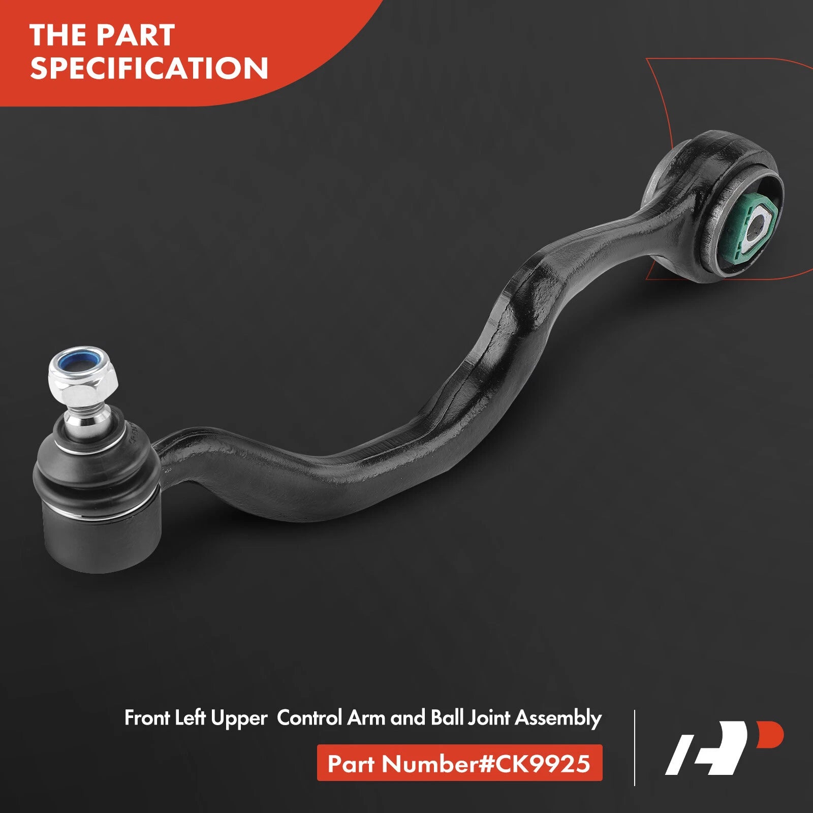 Front Left Upper Control Arm with Ball Joint for BMW E34 E39 (1988-2003)