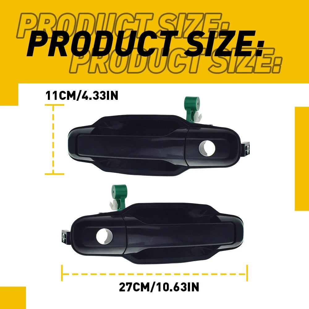 2X Exterior Door Handles for Kia Sorento (2003–2009)
