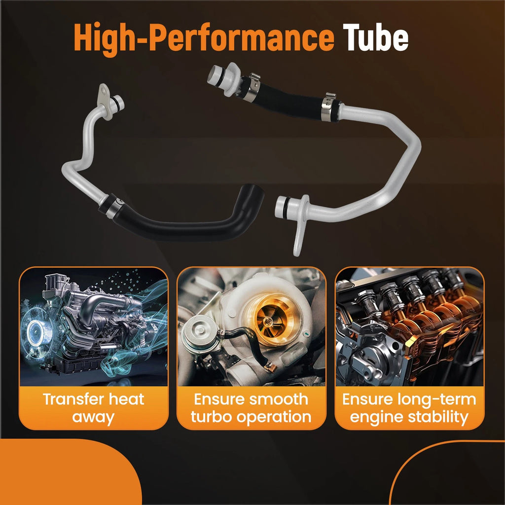 Turbo Coolant Hose Line for BMW X5 X6 640i 535i 435i 335i F31 F10 E70 N55 (2007–2019)