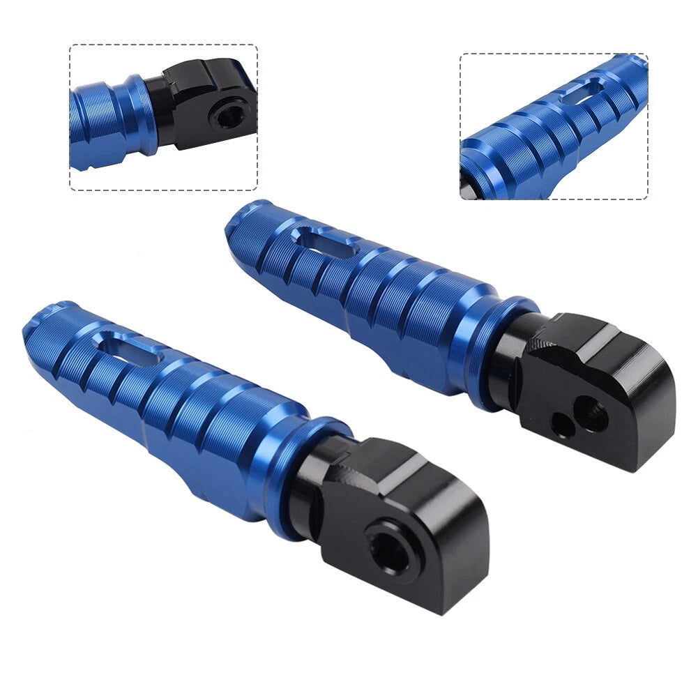 2pcs Blue Rear Passenger Foot Peg for BMW G310GS G310R (2017–2024)