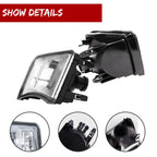 2X Clear Front Bumper Turn Signal Lights for Toyota Prius (2010–2011)