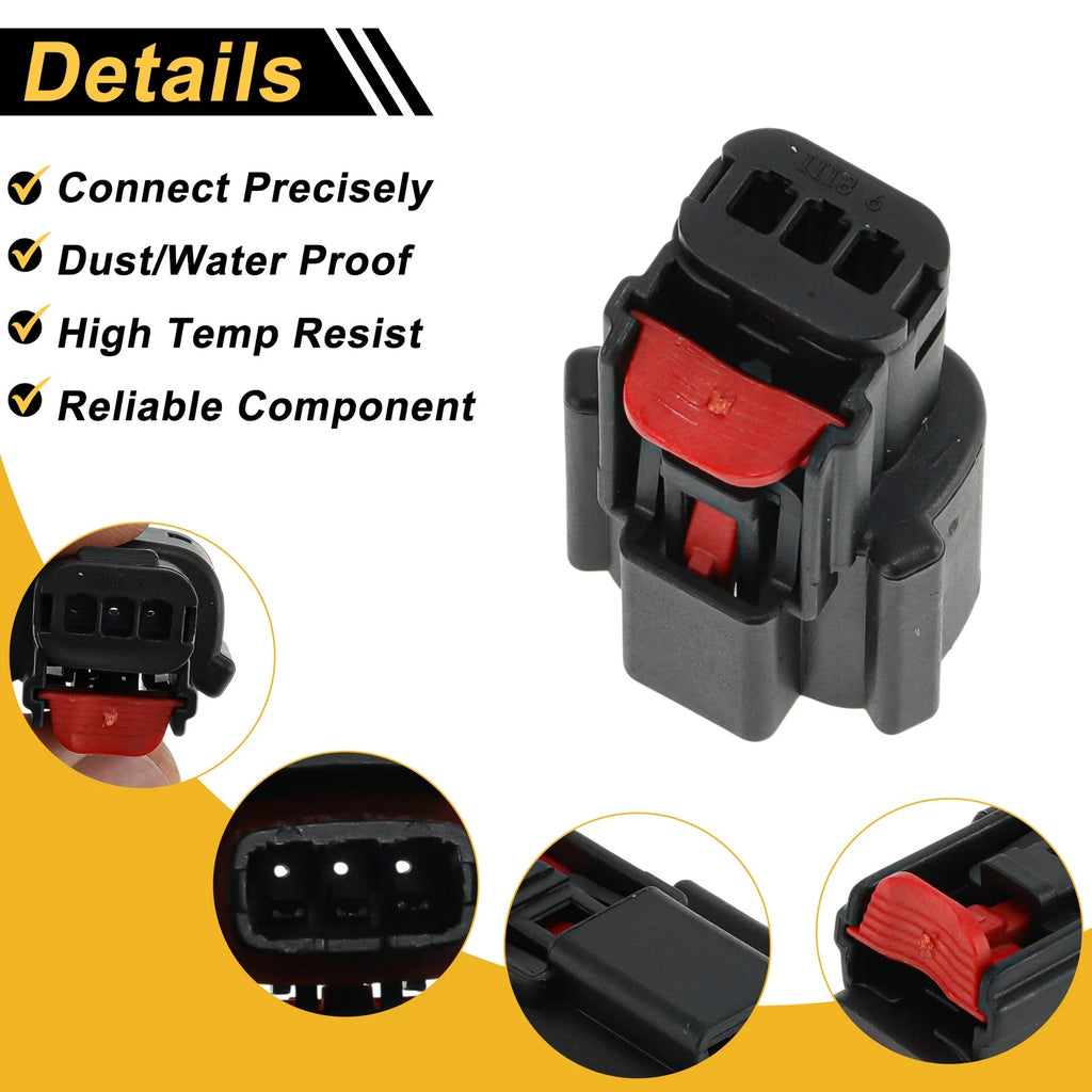 3 Pin Ignition Coil Sensor Connector Plug for Ford Edge (2007–2017)