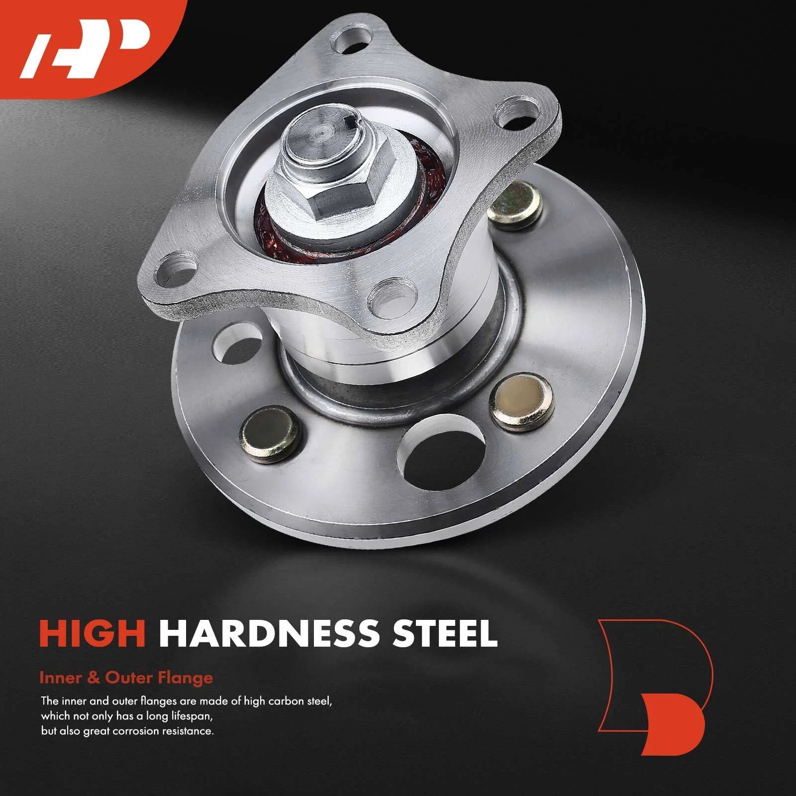 2X Rear Wheel Hub & Bearing Assembly for Toyota Corolla (1993–2002)