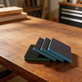 Set of 4 Flexible Wet Dry Sanding Sponge Pads for Multi Purpose Sanding