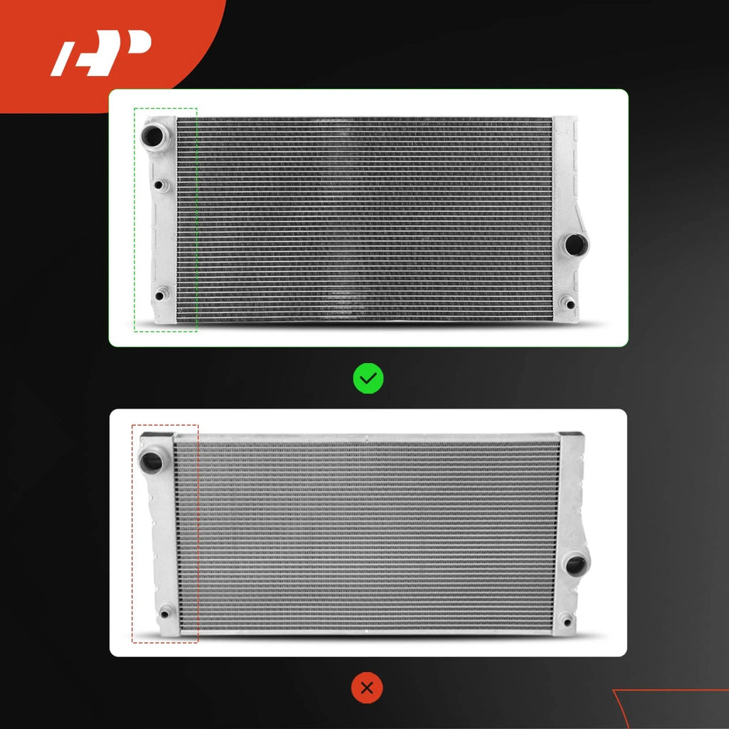 Aluminum Radiator for BMW 535i GT 2010–2017, 740i 740Li 2011–2012