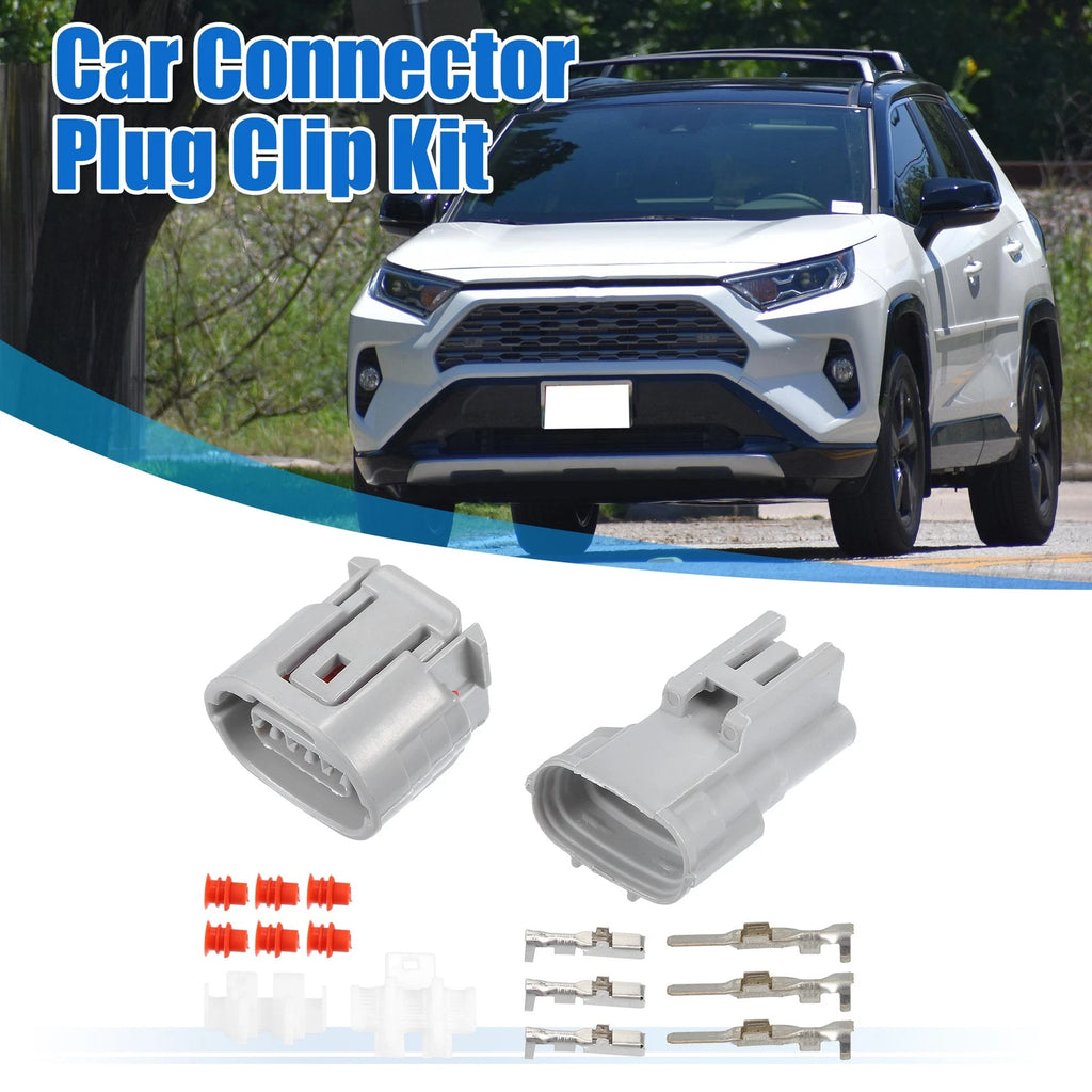 Set of 3 Pin TS Alternator Connector Adapter Kit for Toyota 