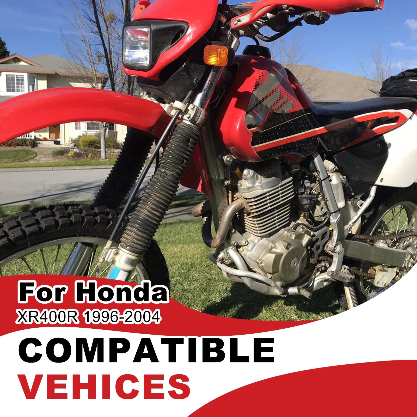 Rear Rock Shock Splash Flap Mud Guard for Honda XR400R (1996–2004)|17245-KCY-670