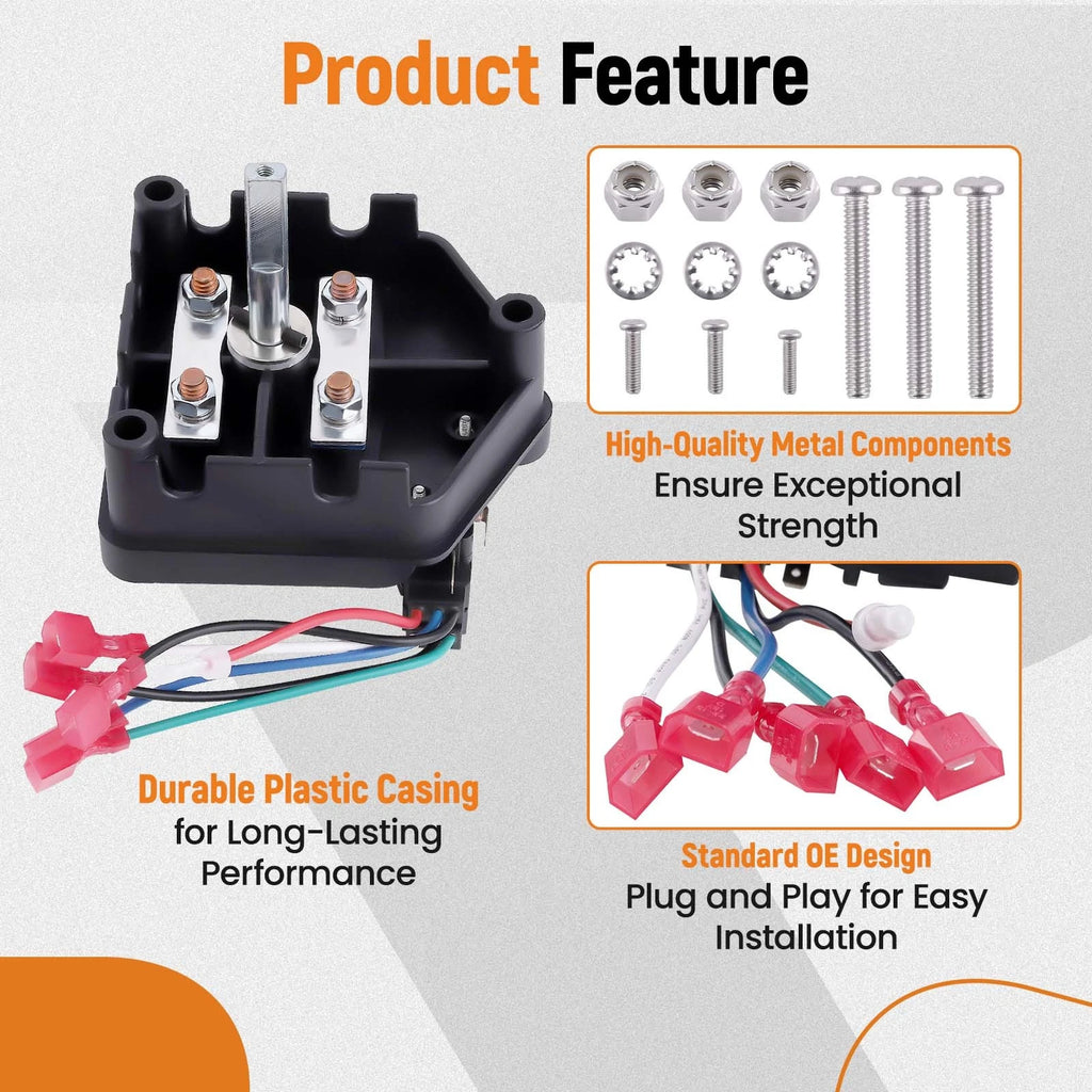 48V Forward Reverse Switch with Shifter Handle for Club Car DS (1996–Present) 101853005