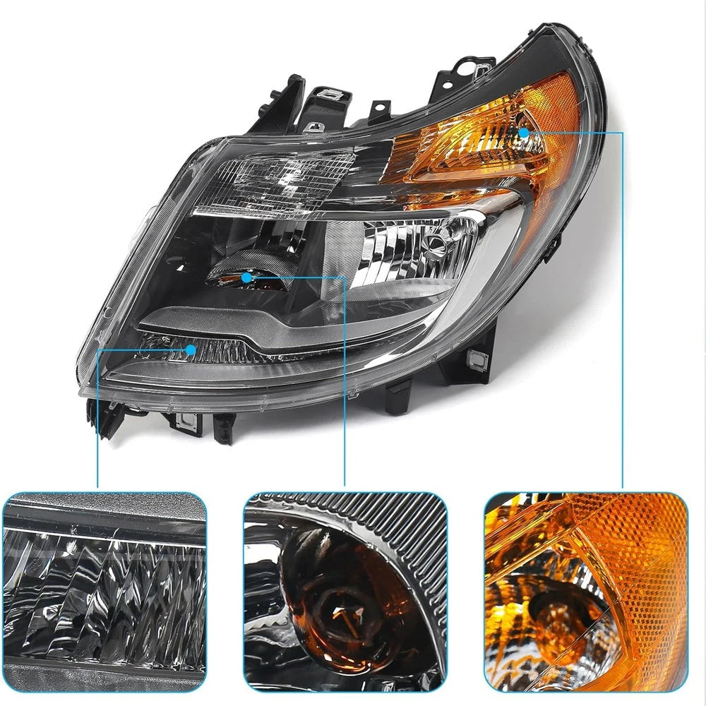 Headlight Assembly Left for RAM ProMaster 1500 2500 3500 (2014–2022)