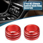 Set of 2 AC Radio Switch Knob Cover Trim for Subaru BRZ, Toyota 86 (2022)