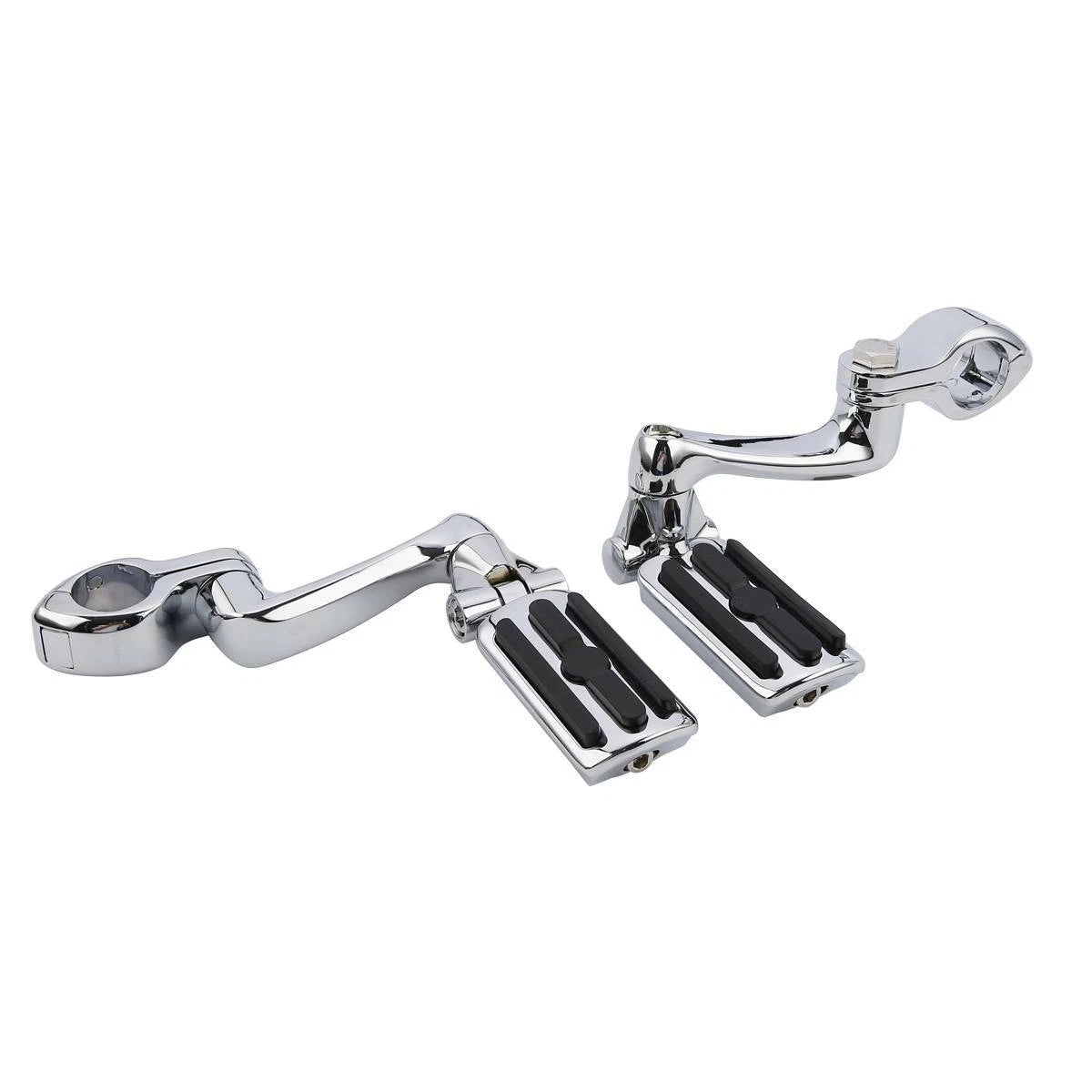 32mm Adjustable Footpeg Peg Mount Kit for Harley (Fit 1 1/4" Highway Bar)