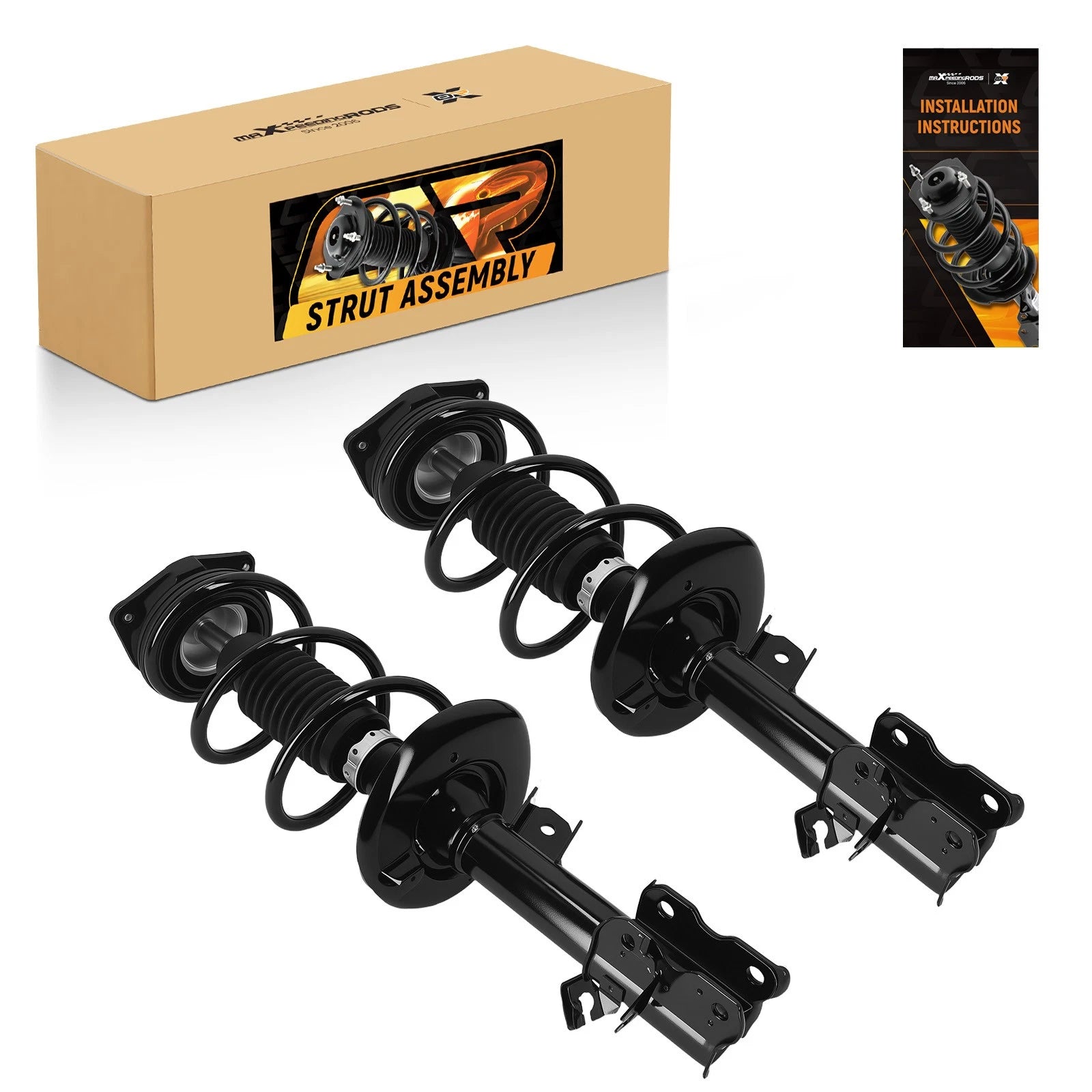 Complete Front Struts Shock & Coil Springs Assembly for Nissan Rogue (2008–2012)