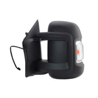 Replacement Black Driver Side Manual Door Mirror w/o Heat w/Temperature Sensor