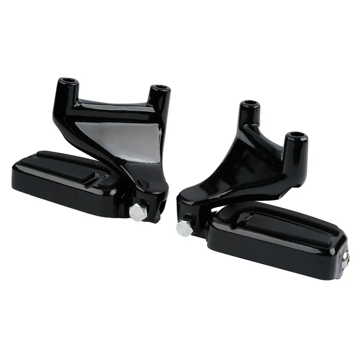 Black Passenger Footpegs for Harley Sportster 883 1200 (2004-2013)