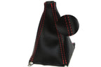 Manual Shift Boot for Acura Integra (1990–1993) Red Stitch PVC Leather