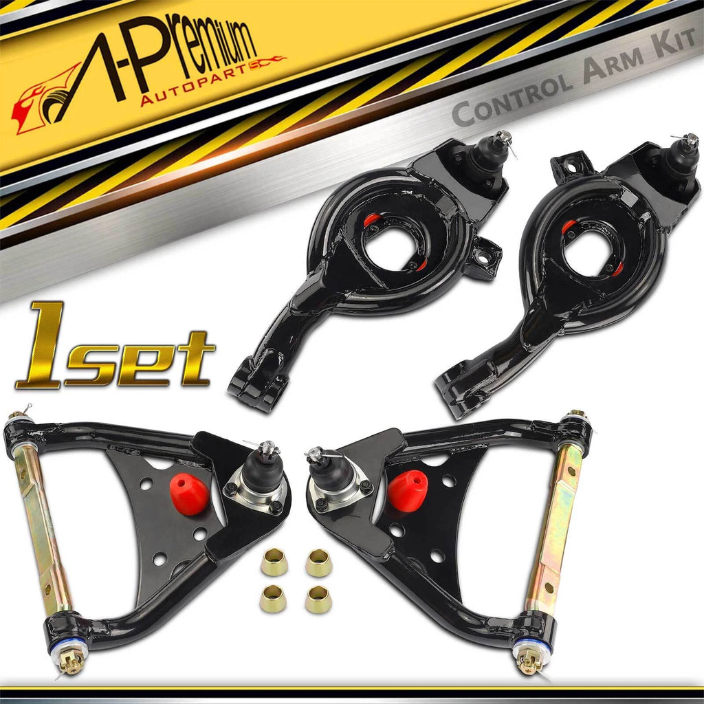 Set of 4 Front Upper & Lower Control Arms for Chevrolet Impala (1965–1970)