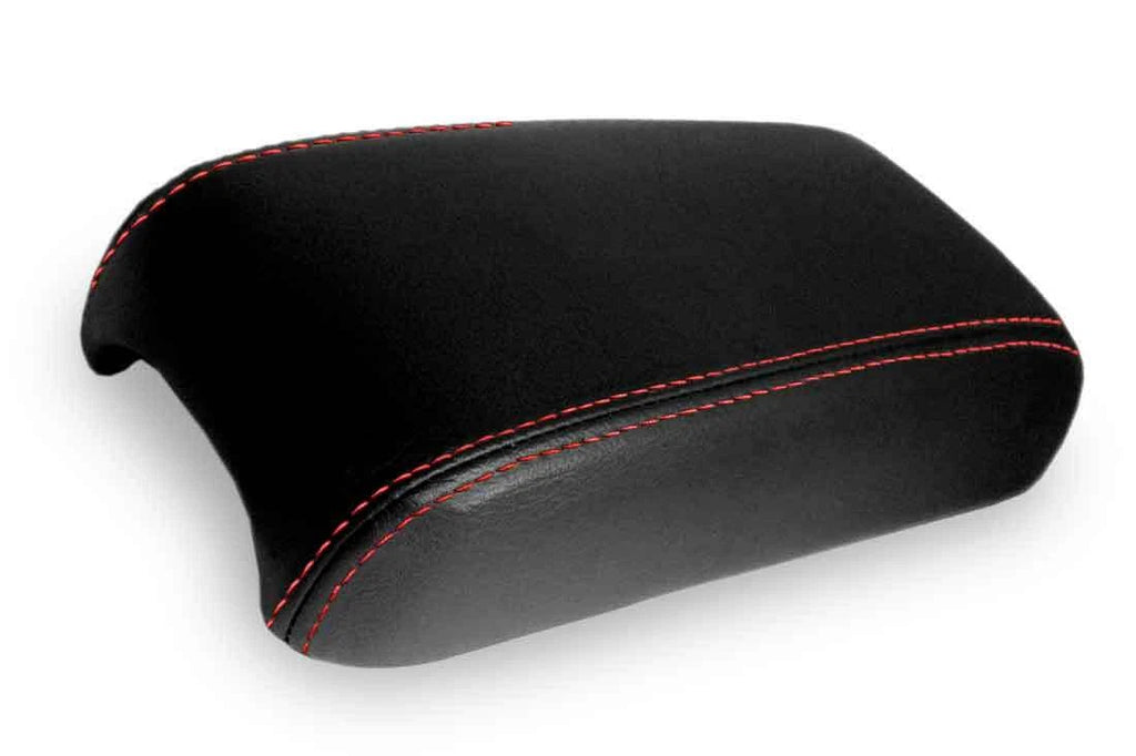 Console Lid Pull Over Cover for Chevrolet Cavalier (2000–2005) Red Stitch