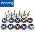 Set of 10 Chrome Aluminum Fender Bumper Washers for Engine Bay Dress Up