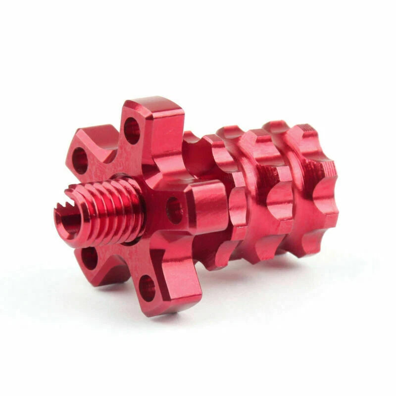 Set of 2 Anodized Billet Aluminum Clutch Cable Adjusters for Universal (8mm)