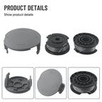 Set of 2 Bosch Grass Trimmer Lines F016800569 F016800385 + Spool Cover F016F05320