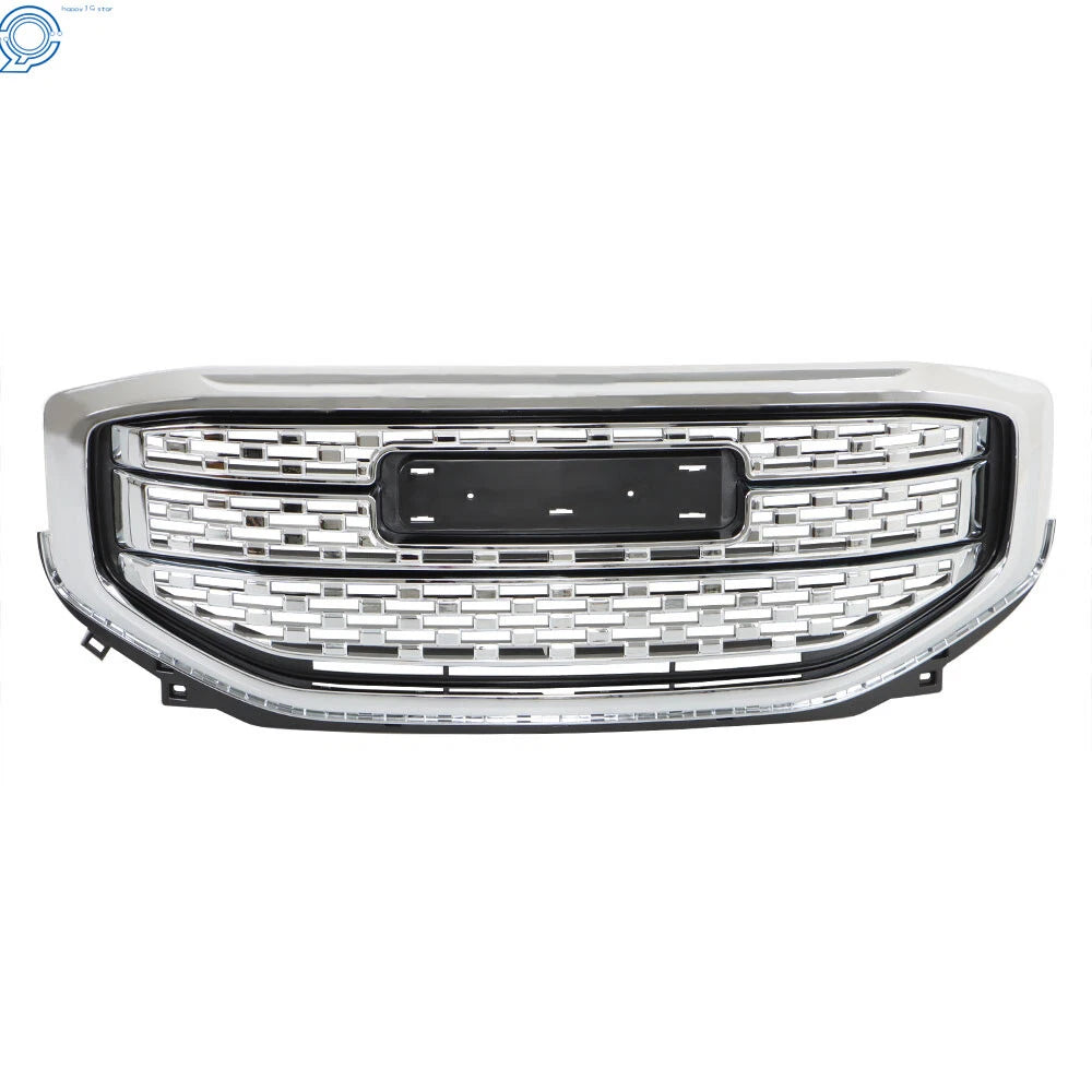 Front Upper Grille Assembly Chrome for GMC Acadia Denali (2017–2019) 84378394