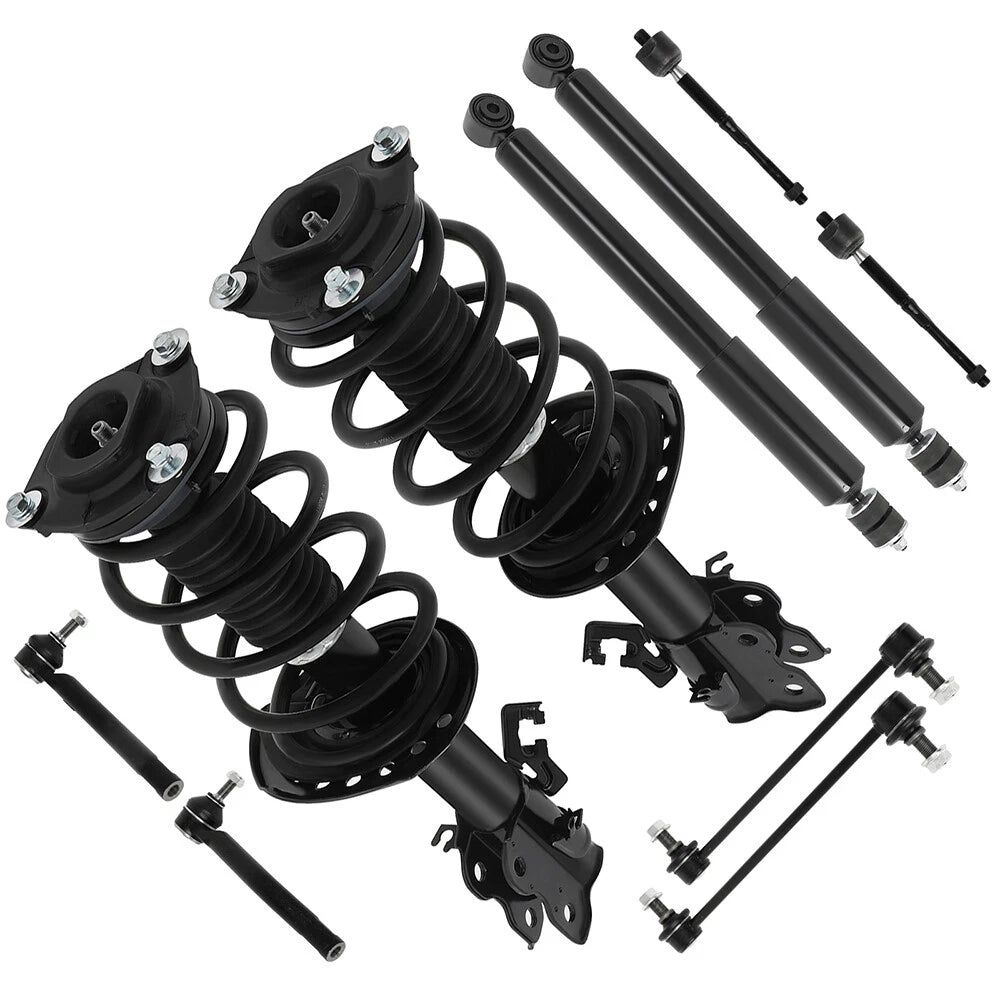 Set of 4 Rear Shocks and Front Struts for Nissan Sentra (2014–2016)