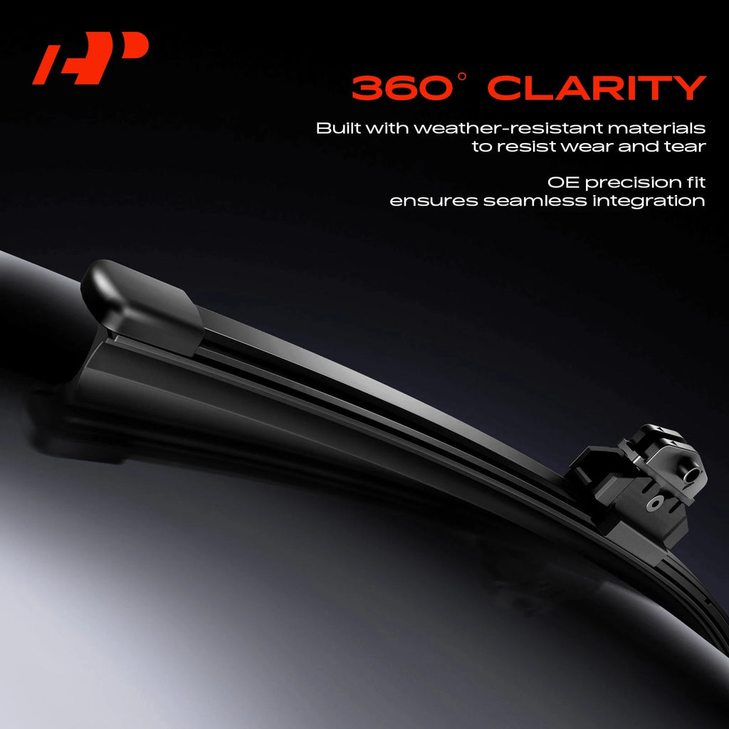 Set of 3 Windshield Wiper Blades for Ford Escape Mustang