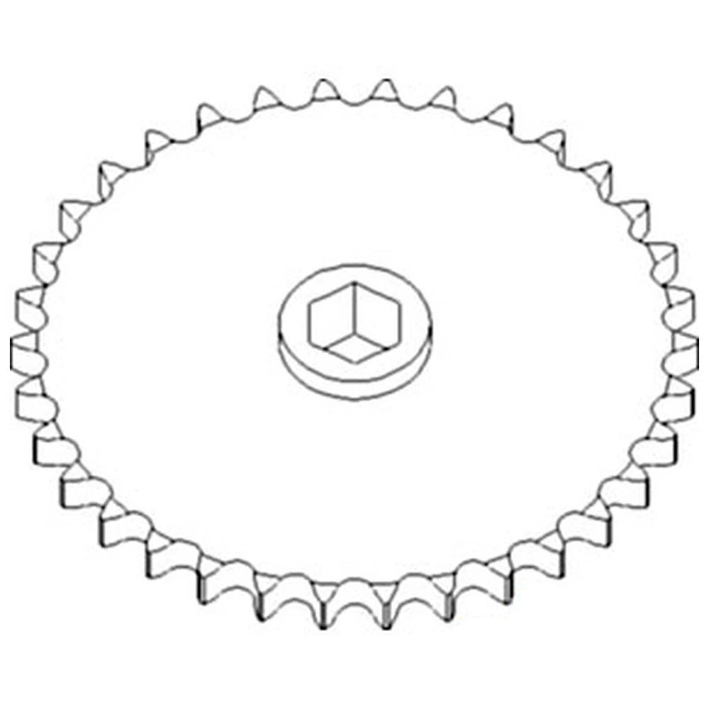34 Tooth Sprocket for AH111501 Row Unit (Compatible with 60 Chain)