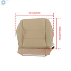Front Passenger Seat Cover for Acura RDX (2007–2012) Perforated Leather Tan