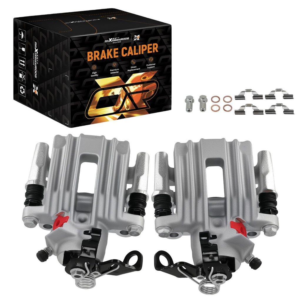 Rear Pair Brake Caliper Set with Bracket for Volkswagen Jetta (2007–2009)