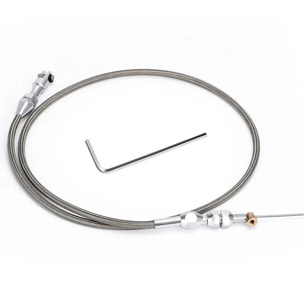 Throttle Cable 36-Inch Braided Stainless Steel for Gas