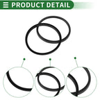 Set of 5 Oil Seal Rotary Shaft Seal NBR Rubber 100x110x6mm
