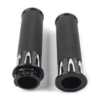 Black Handle Bar Grips for Harley Sportster XL883 XL1200 (2004-2023)