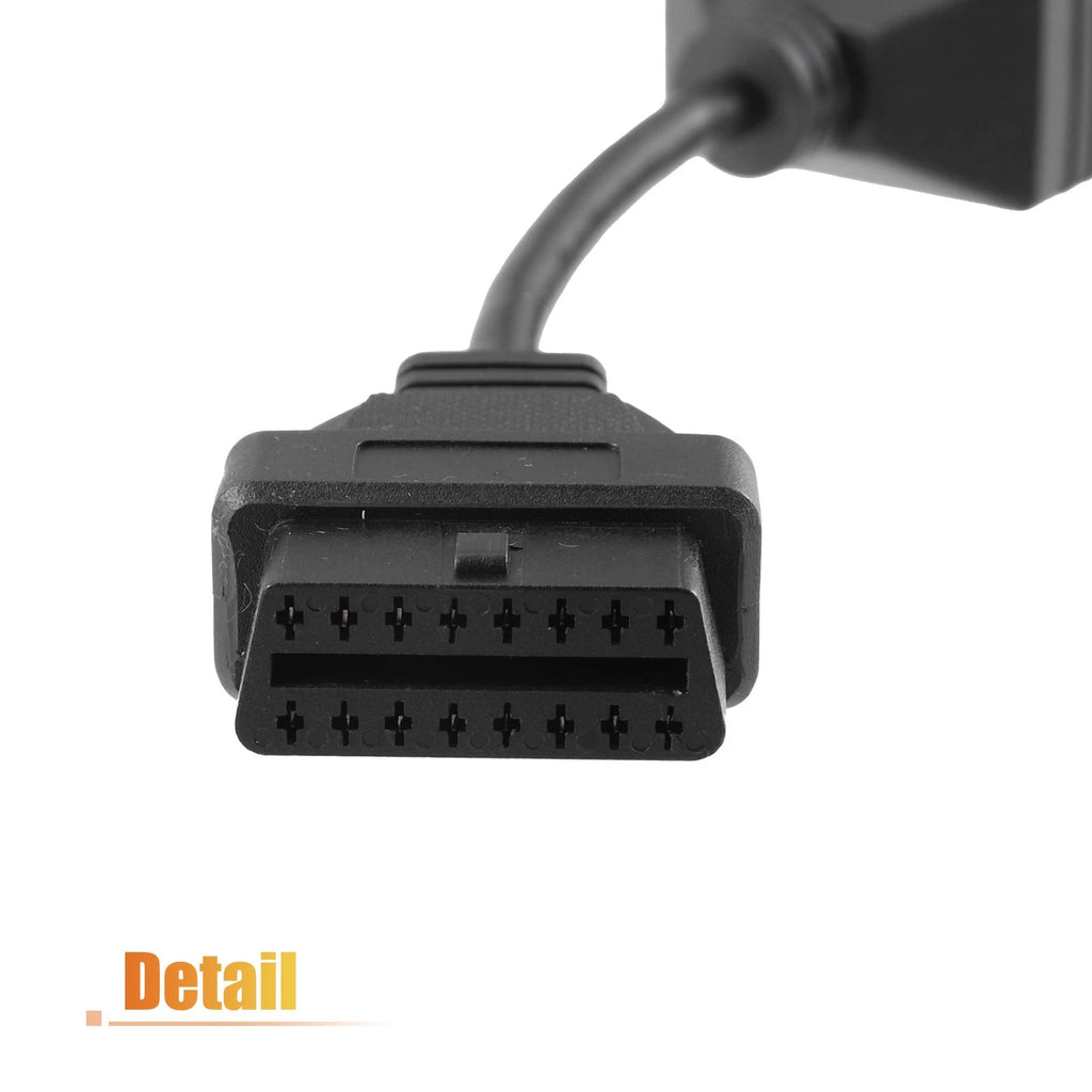 OBD 20-Pin Male to Female OBD2 Adapter Cable for Kia (2000–2023)