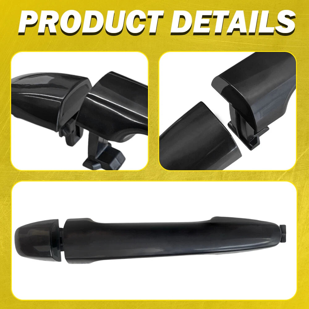 Exterior Door Handle for Toyota Venza (2009-2015) Rear Right Side Black