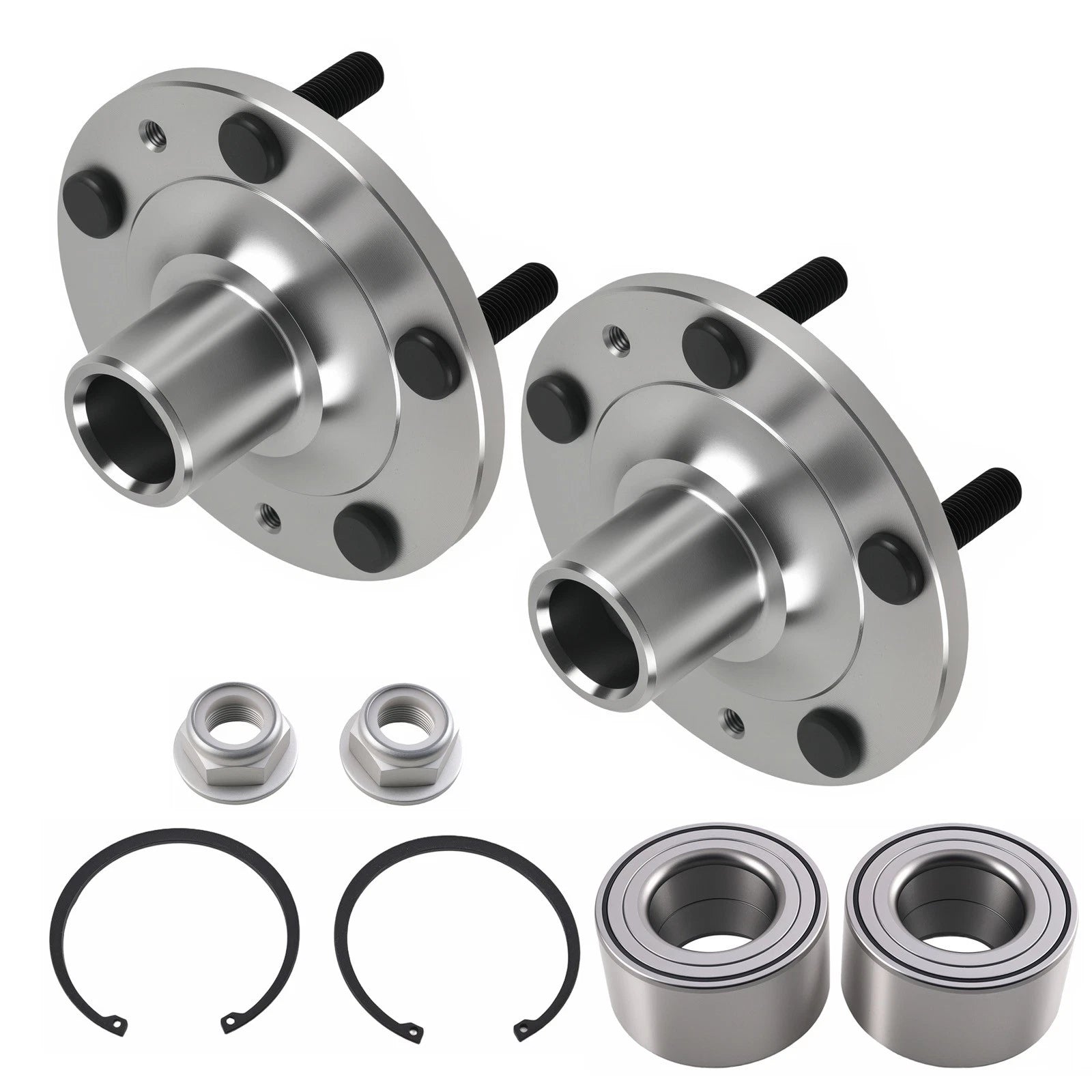 Front LH RH Wheel Hub Assembly Pair for Ford Edge Lincoln MKX (2007–2010) BR930676K