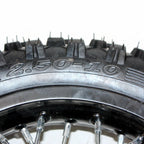 2.50-10 Front Wheel Rim + Knobby Tire for PIT PRO Dirt Bike