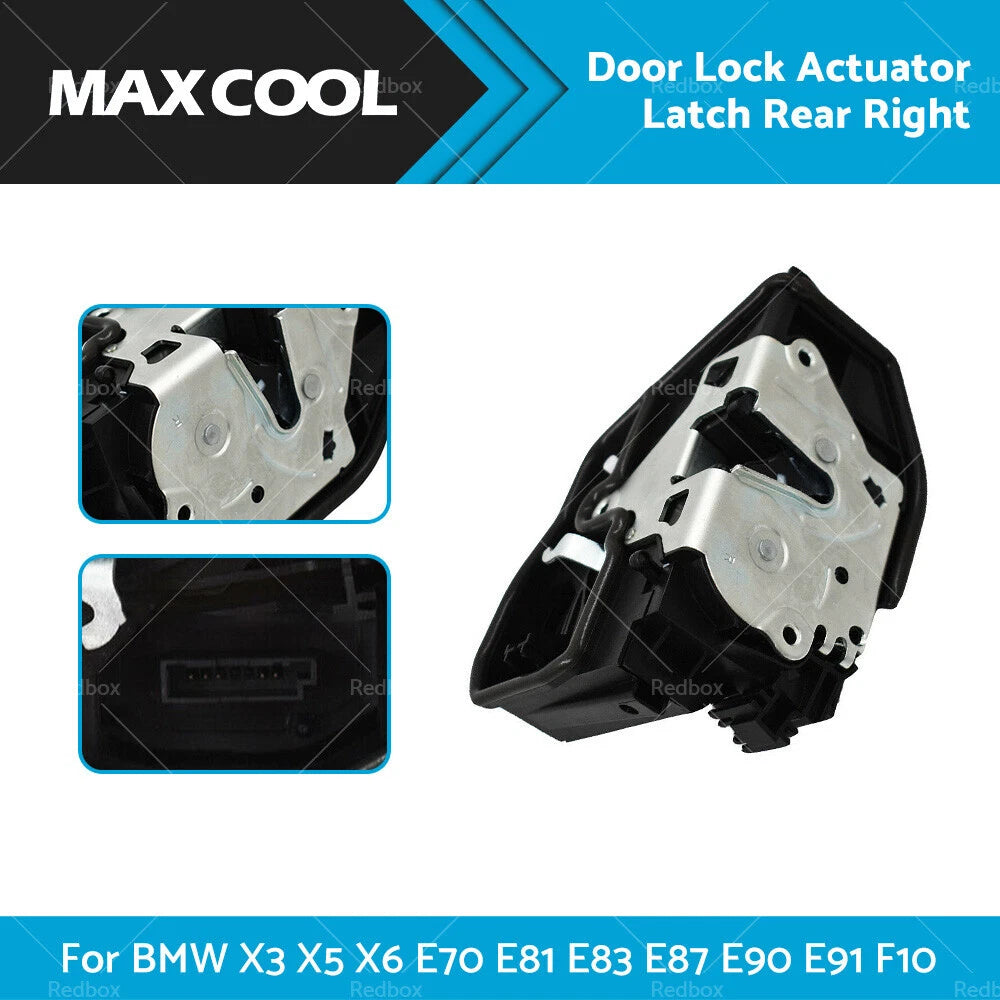 Rear Right Door Lock Actuator Latch for BMW X3 X5 X6 (E70 E83 E87 E90)