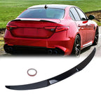 VQ Style Glossy Black High Kick Trunk Spoiler for Alfa Romeo Giulia (2017–2025)
