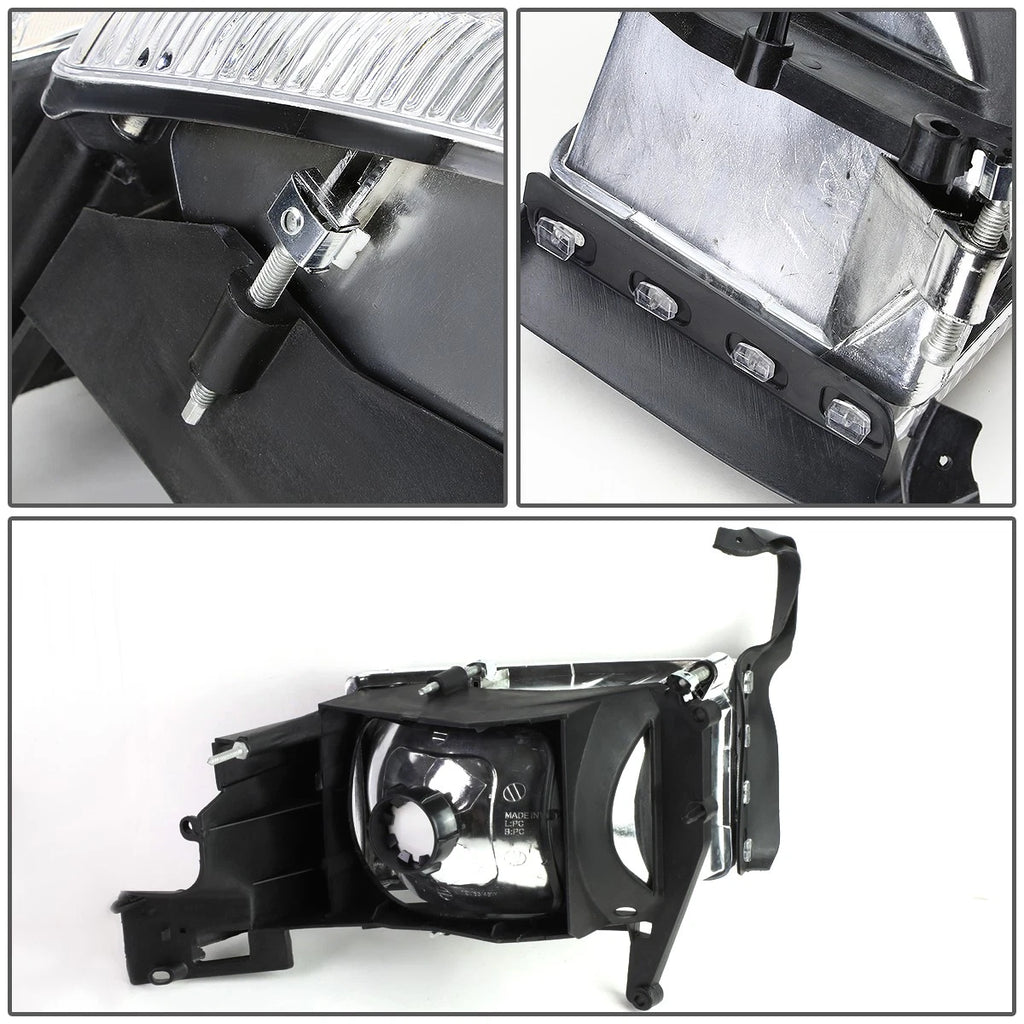 Chrome Headlight Lamps for Dodge Ram 1500 2500 3500 (1994–2002)