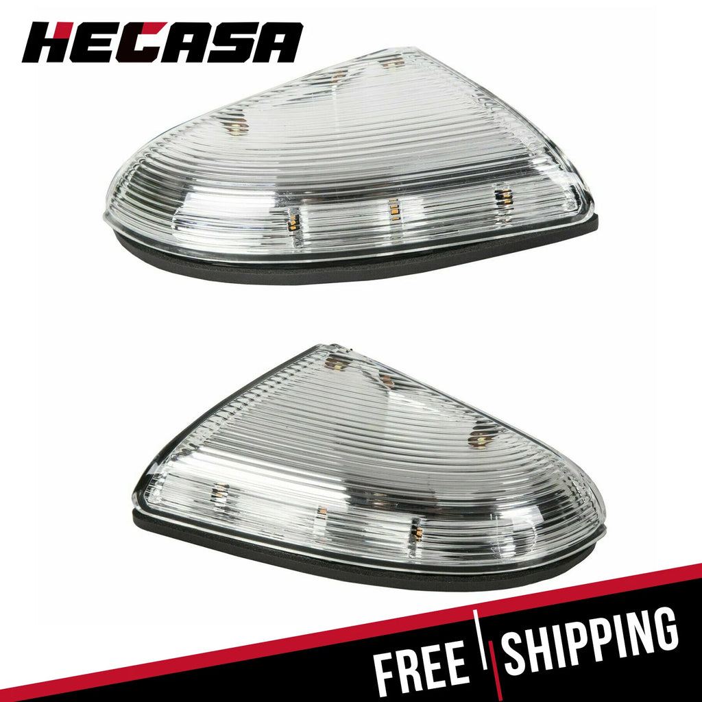 Side Mirror Turn Signal Puddle Lights LH+RH for Dodge Ram 1500 2500 (2009–2014)
